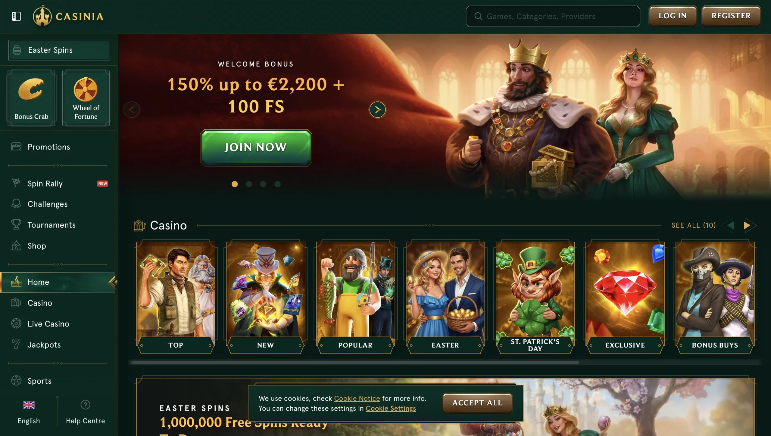 Casinia - Best UAE Casino